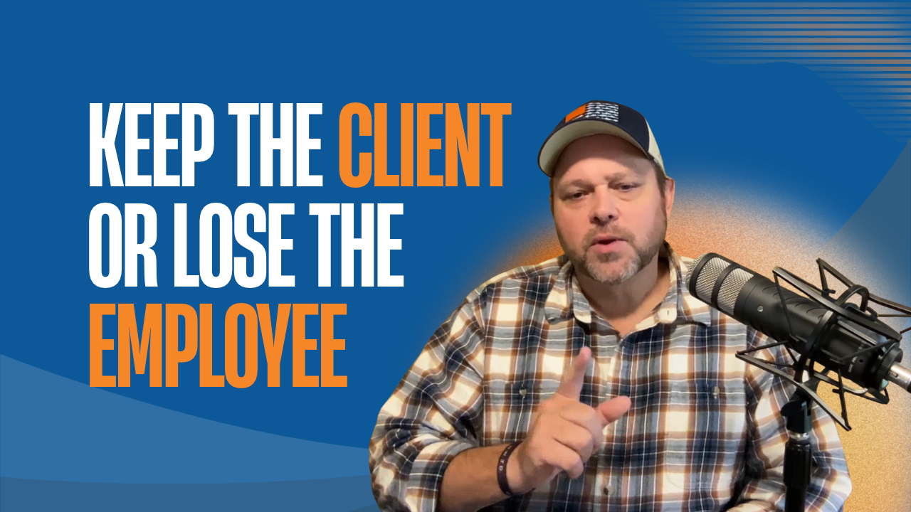 Keep the client lose the employee